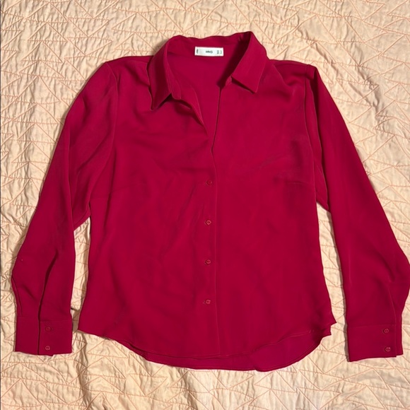 Women MNG Vibrant Pink Blouse - Picture 1 of 4